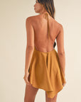 Day in the life satin skort romper
