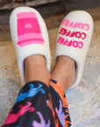 Morning coffee slippers