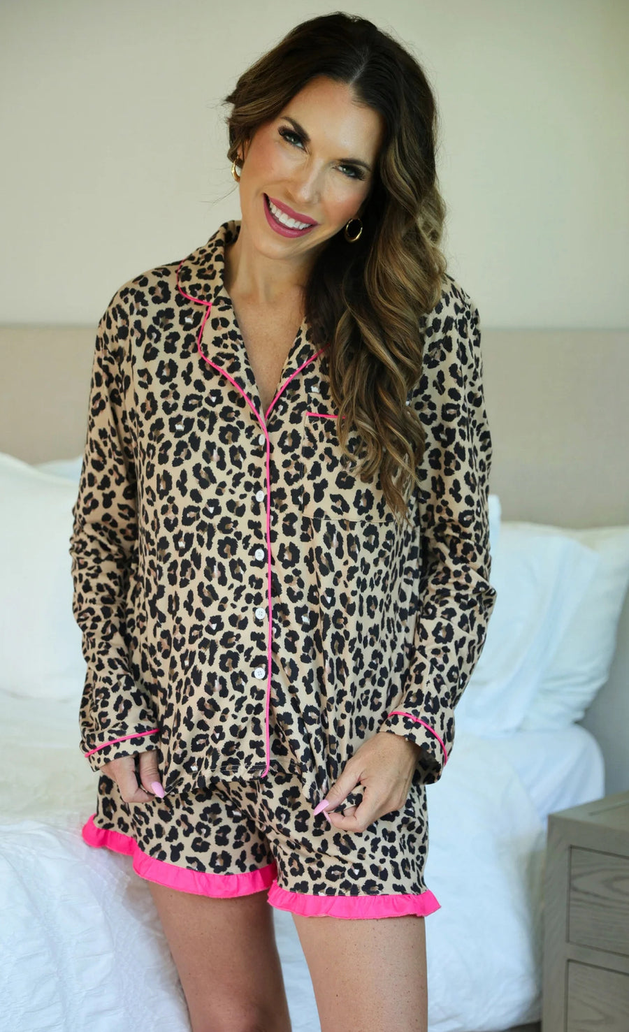 pinky leopard set