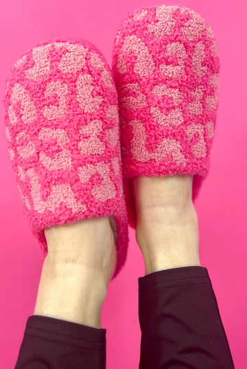 Leopard slippers