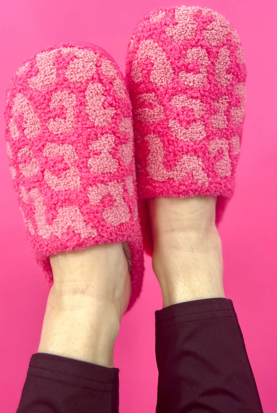 Leopard slippers