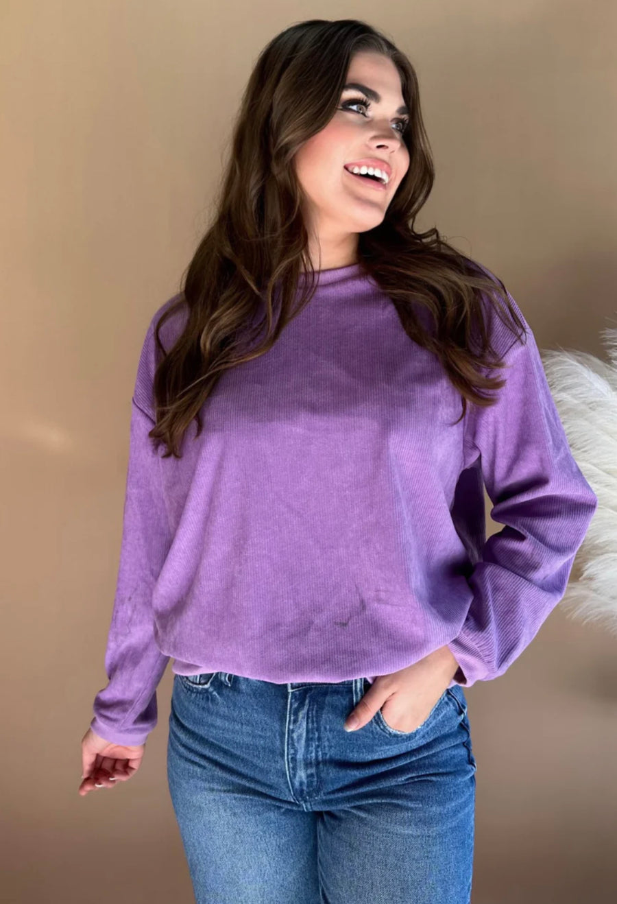 Lavender Taryn pullover