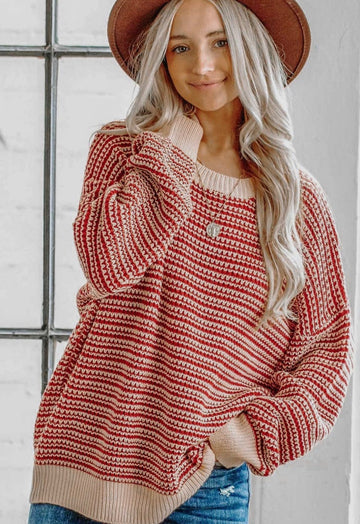 Christmas striped sweater