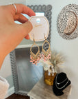 Boho beaded earrings