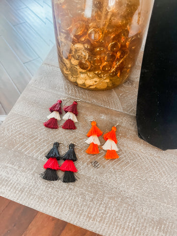 Game day earrings