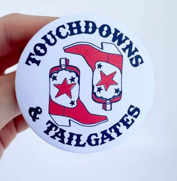 Touchdowns & tailgates pin
