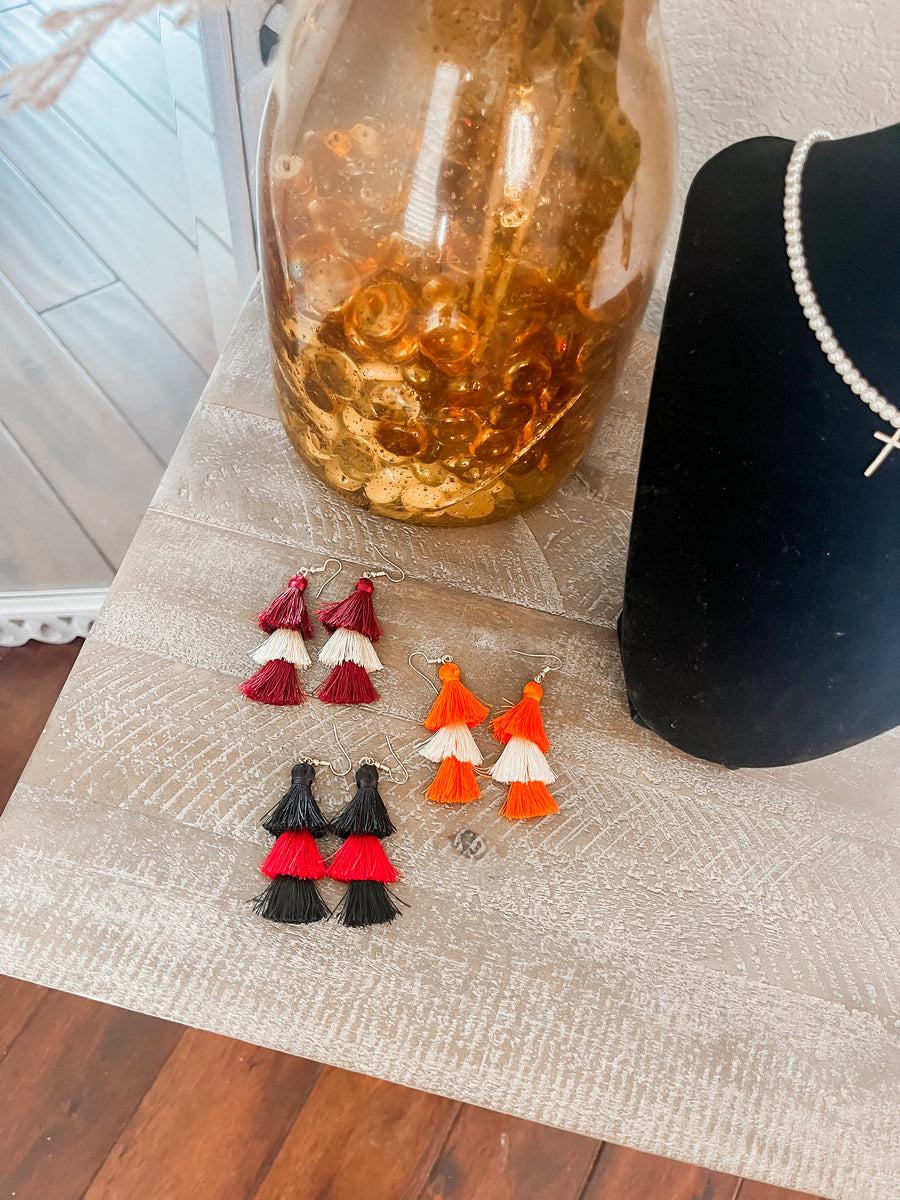 Game day earrings