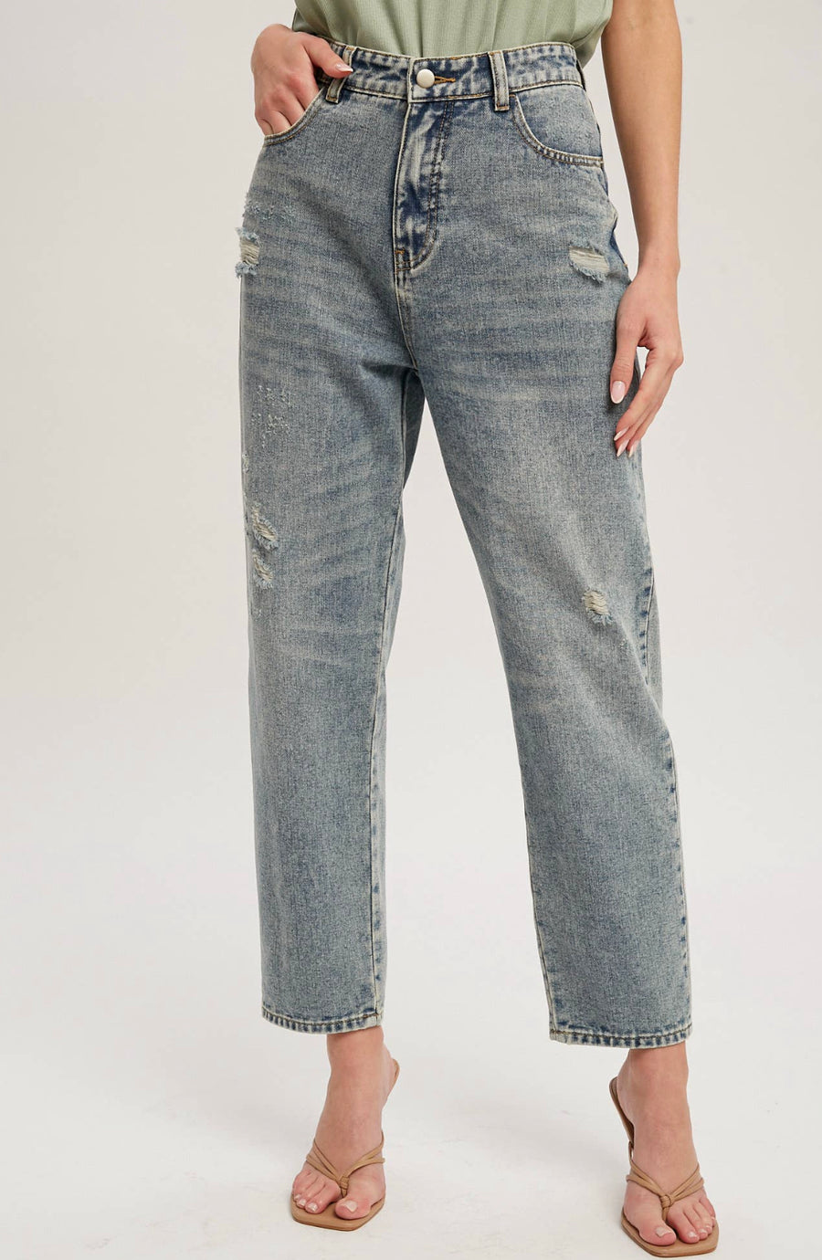 Vintage blue denim