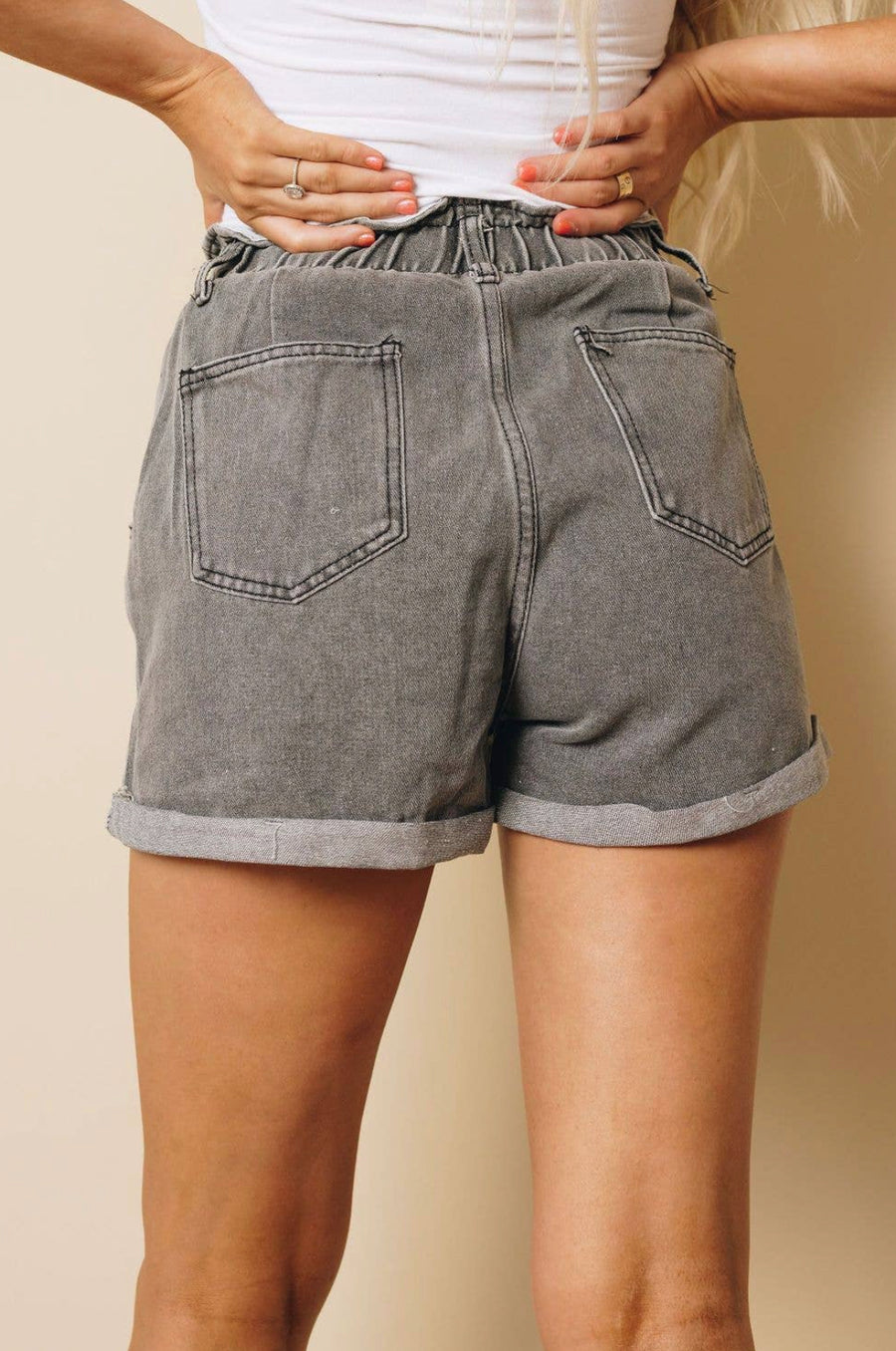 Zola high waist shorts denim